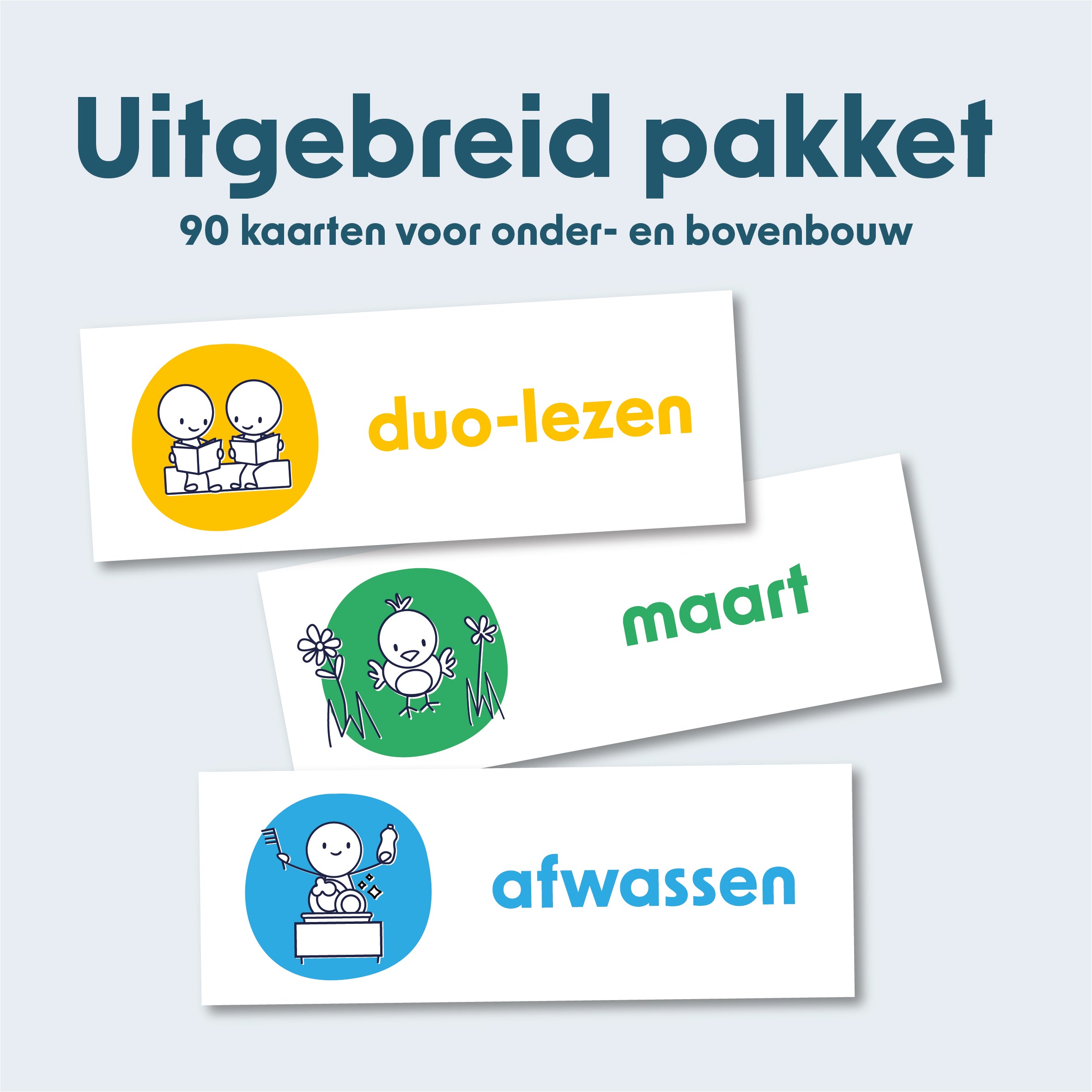 Dagritme Uitgebreid | 90 kaarten