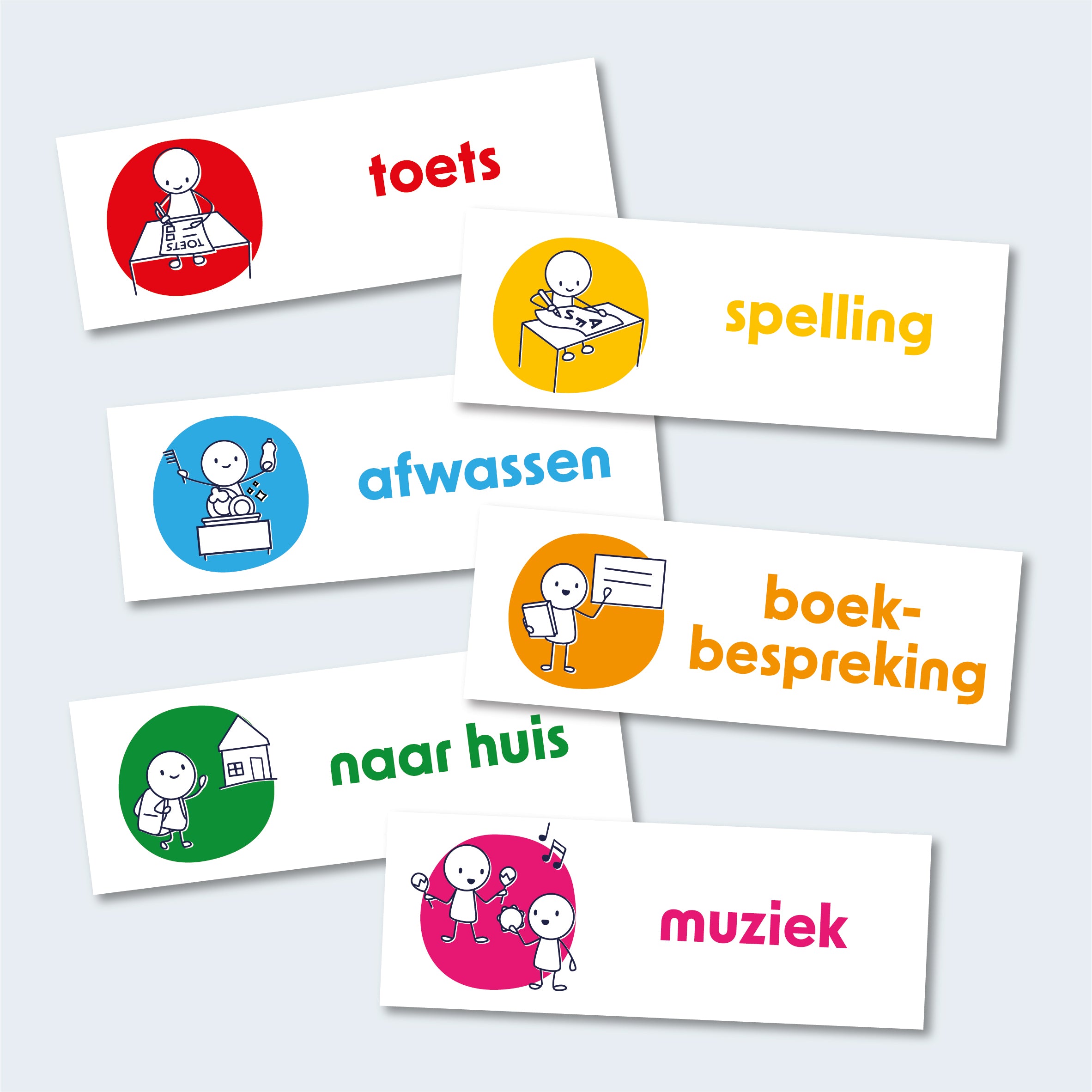 Dagritme Uitgebreid | 90 kaarten